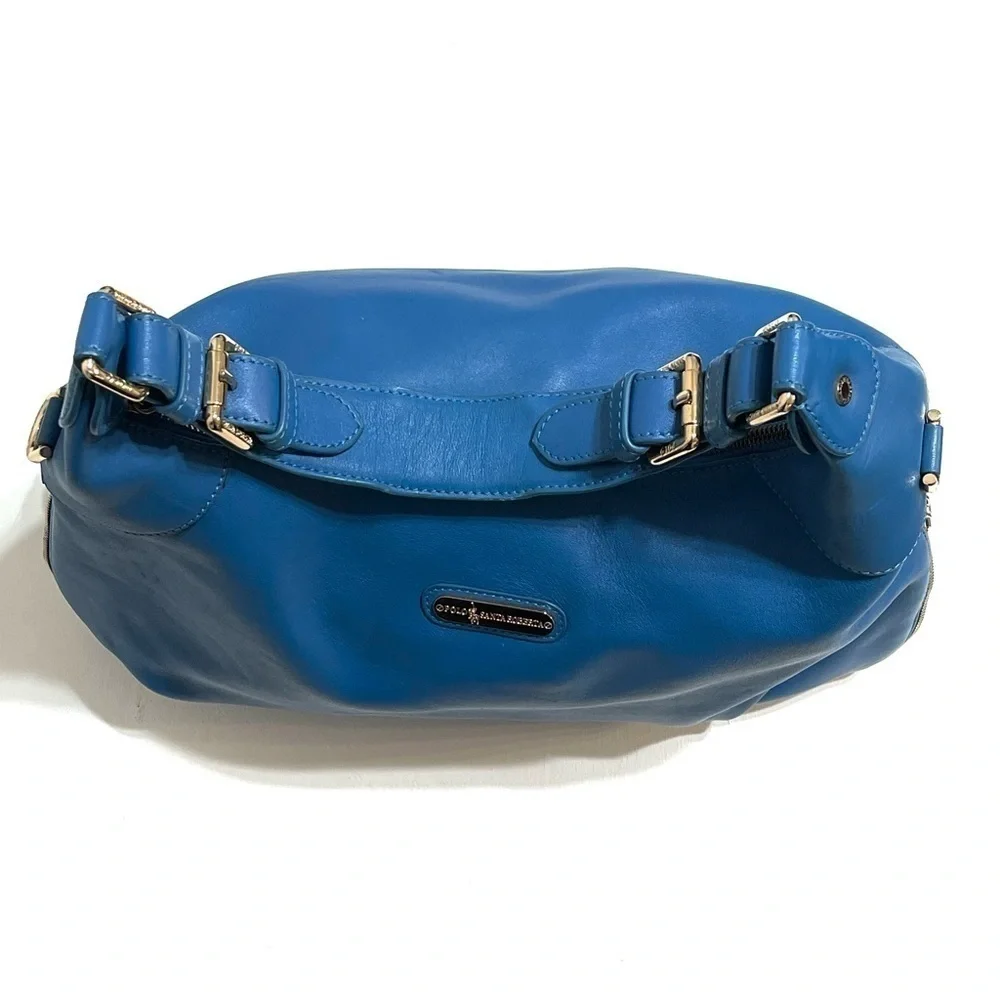 Polo Santa Roberta Woman Blue Hobo Shoulder Purse